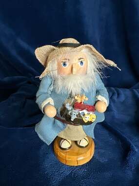 December Home 7 Inch Noah's Ark Wooden Nutcracker